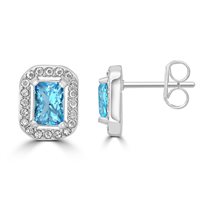 Earrings Brand Woman Royale in Steel Cristallo 14ER037T - 14ER037T